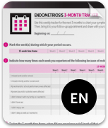 Endometriosis 3-Month Tracker (English)