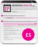 Endometriosis 3-Month Tracker (Spanish)