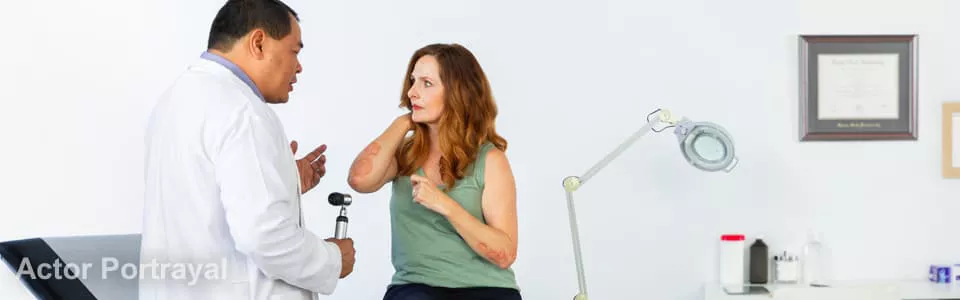 Picture of Woman Talking to a Doctor