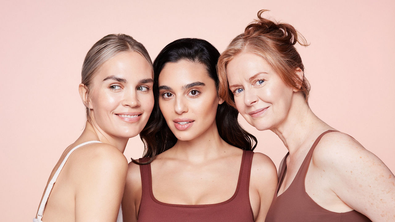 Three females aesthetics
