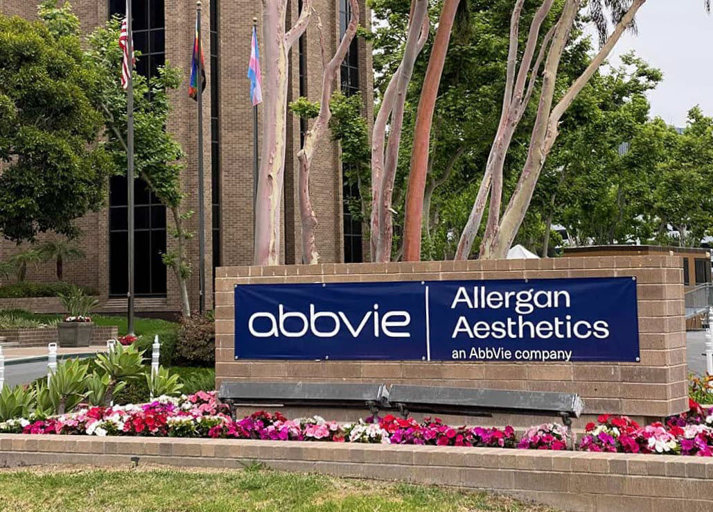 Allergan sign