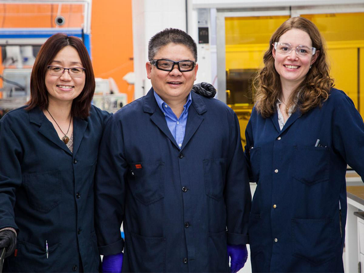 members of AbbVie’s high throughput chemistry (HTC) team