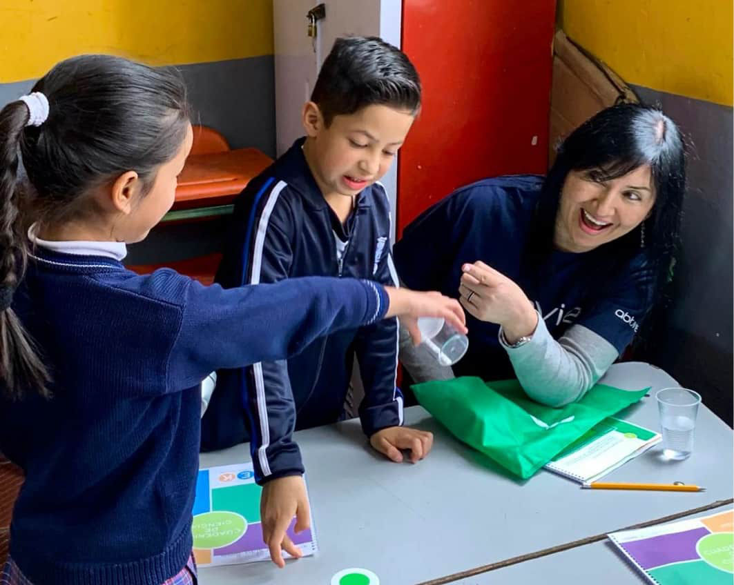 children at center