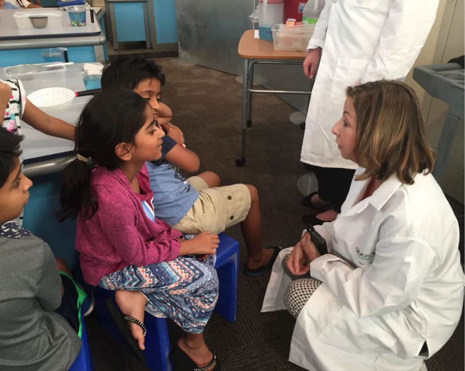 dr talking to child