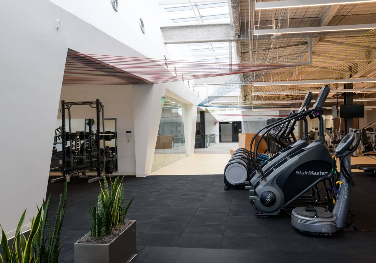 Bay area building fitness center