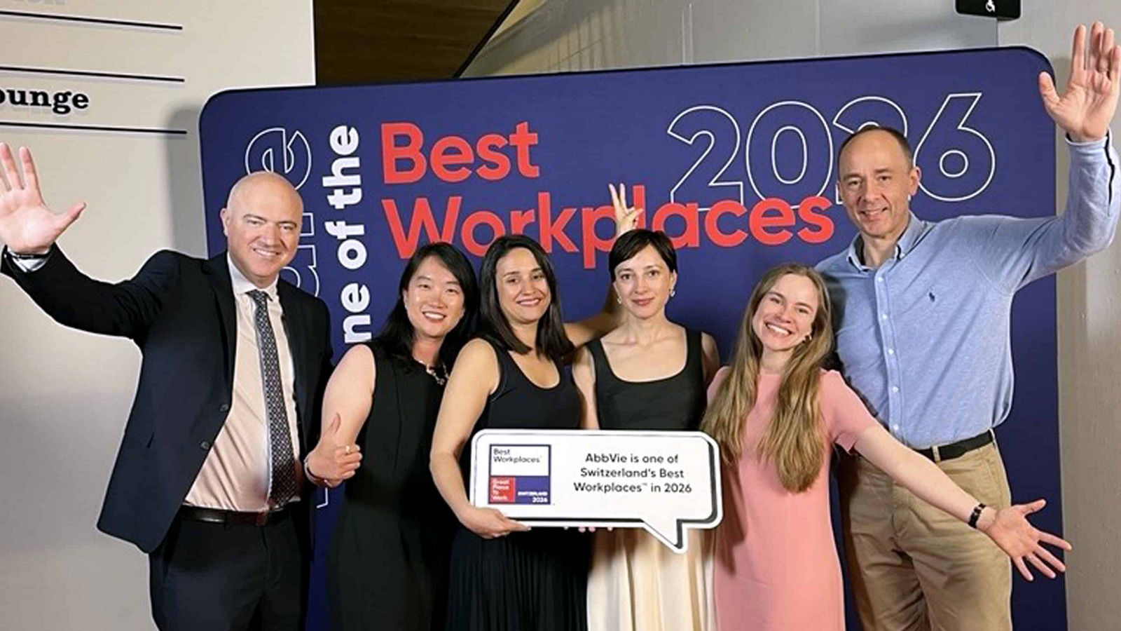Switzerland employees at Best Place to Work gala