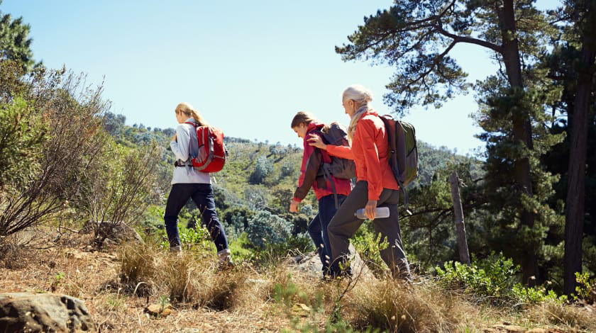 group of hikers