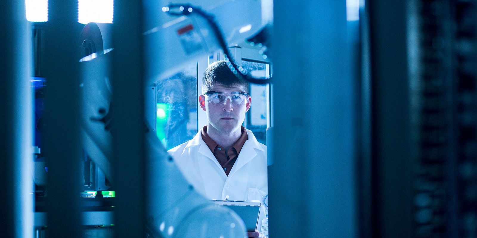 man in lab