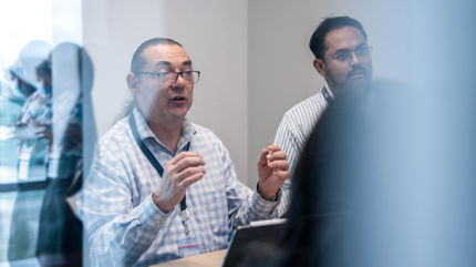 two men in meeting