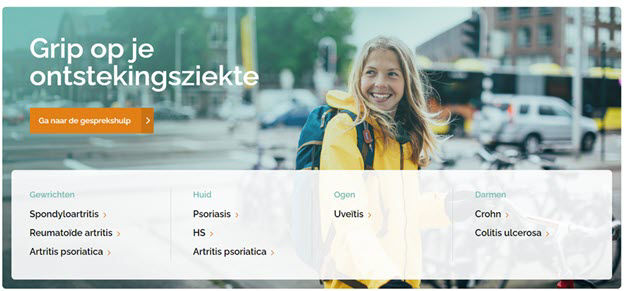 AbbVie lanceert Ontstekingsziekten.nl screenshot