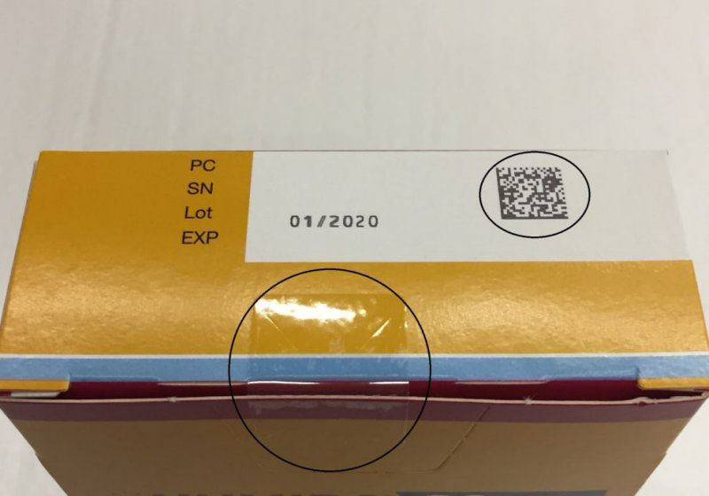 Verzegelde verpakking met een unieke QR-code en een goede verzegeling