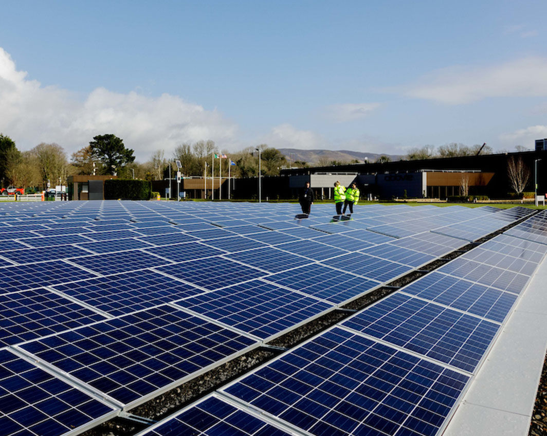 solar panel farm