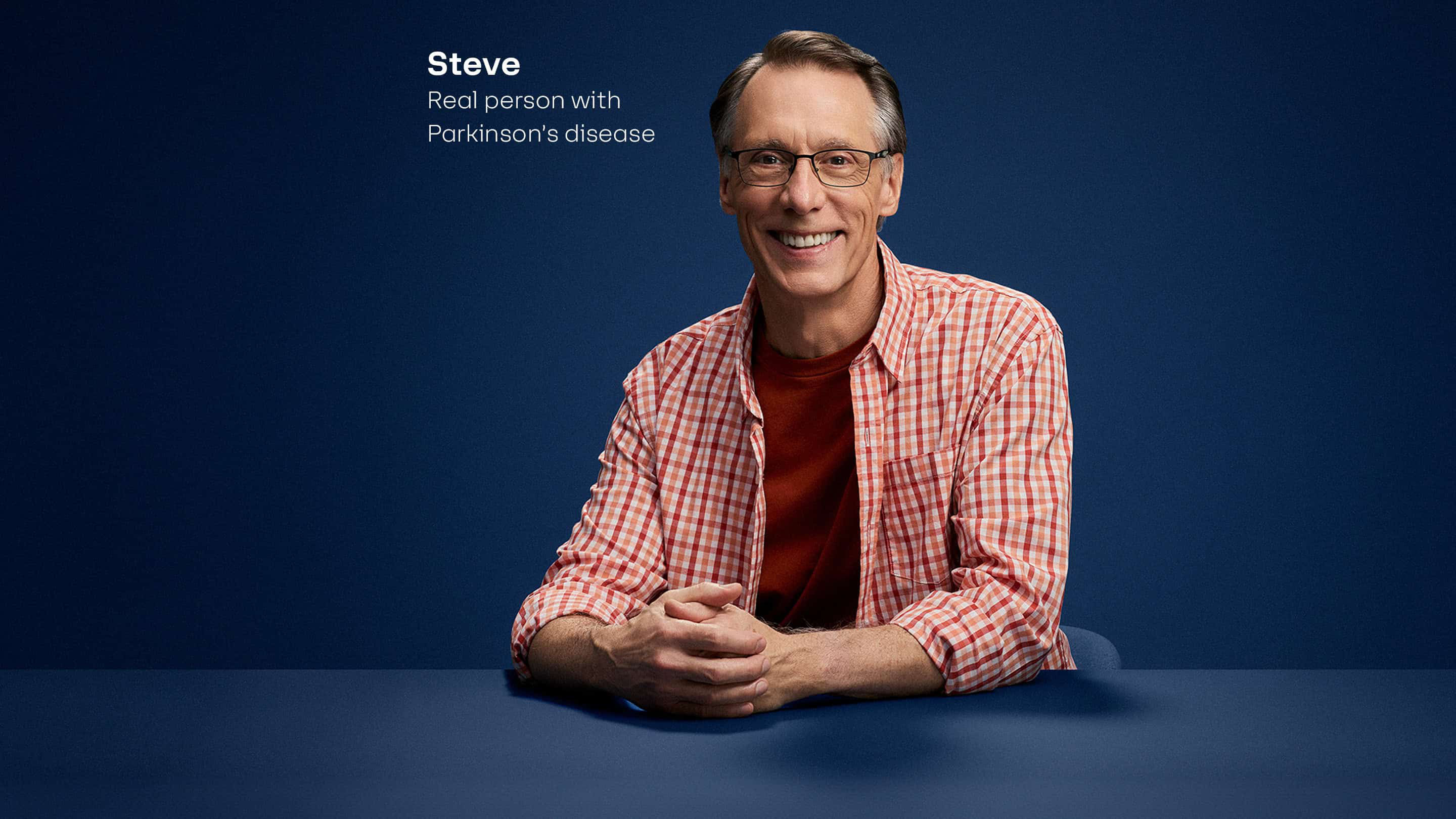 Real person with parkinson's disease