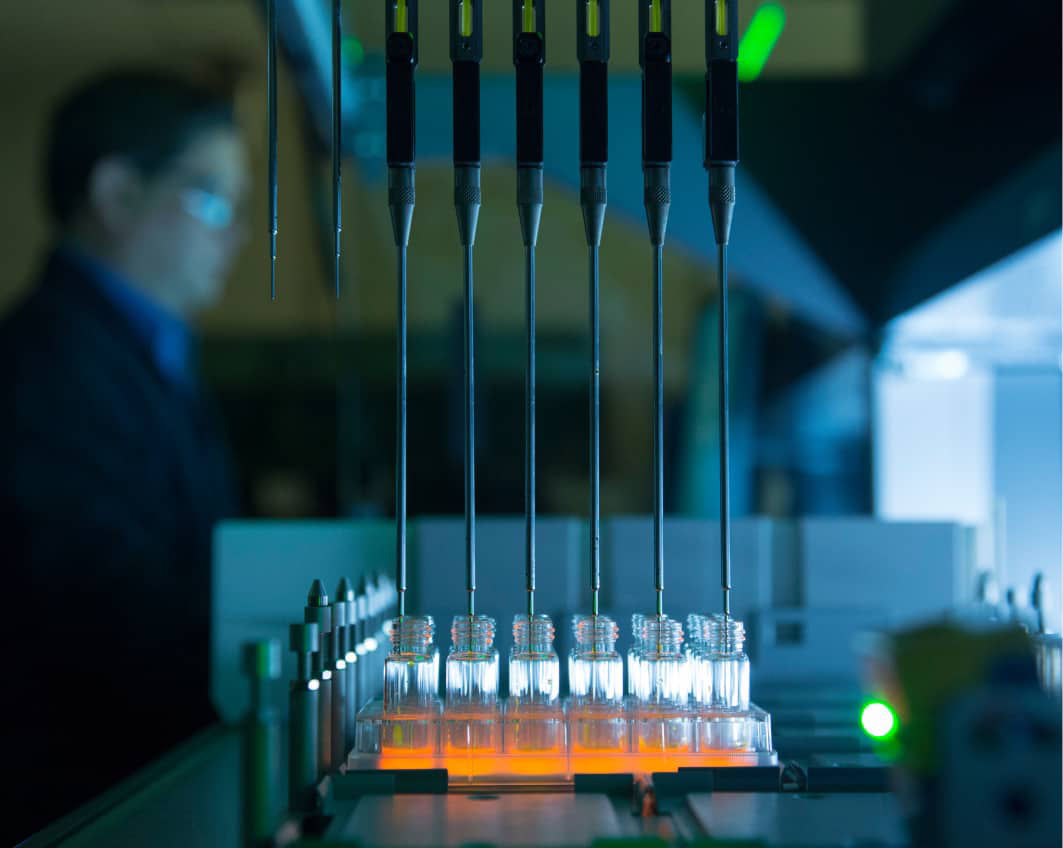 test tubes in lab