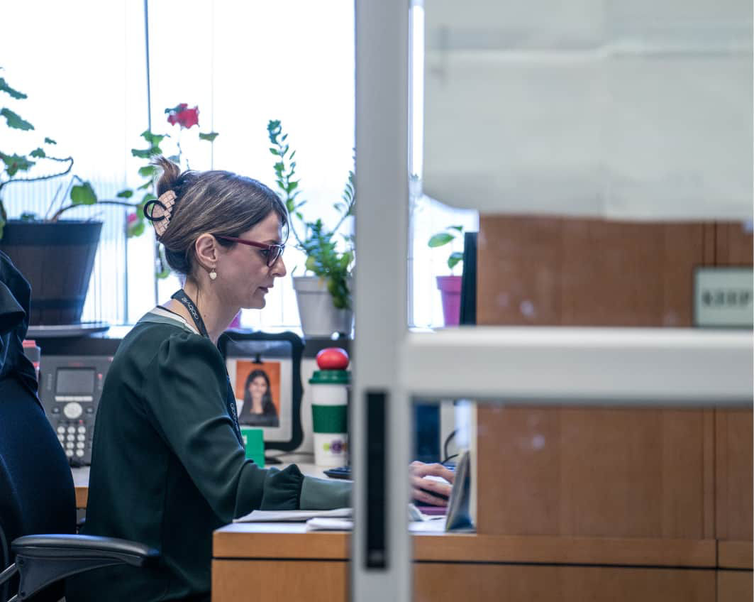 woman in office