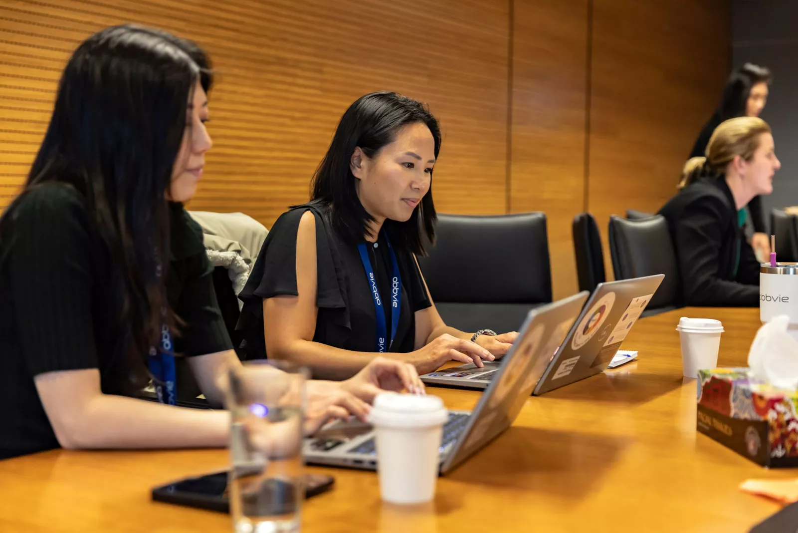 Women in conference room